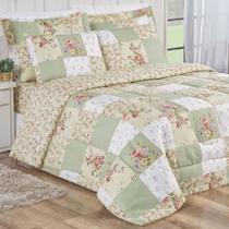 Edredom Bouti Queen Dupla Face 2,40X2,20M - Verde