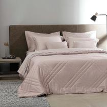 Edredom bud vision casal 240cm x 220cm cor rosa