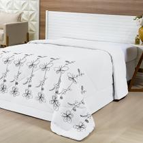 Edredom c/ Bordado Casal Queen Dupla Face Avulso MICROFIBRA Branco Edredom c/ Bordado Casal Queen Dupla Face Avulso MICROFIBRA Branco