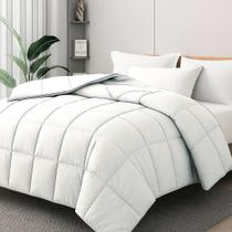 Edredom Camesa Ecopluma Solteiro 160x240 cm Branco 100% Poliéster Edredom Camesa Ecopluma Solteiro 160x240 cm Branco 100% Poliéster
