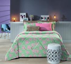 Edredom Casal 1,90x2,20 Micro Percal Coberdrom D Face Blosson Edredom Casal 1,90x2,20 Micro Percal Coberdrom D Face Blosson