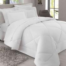 Edredom Casal 300 Fios Liso Acetinado Naturalle Branco Edredom Casal 300 Fios Liso Acetinado Naturalle Branco