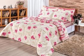 Edredom Casal 400 Fios Dupla Face Toque Macio Aveludado de Qualidade