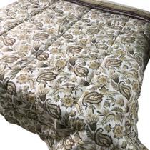 Edredom Casal Algodão Box Dupla Face Com Roupa de Cama Lençol Completo 6 Peças