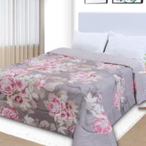 Edredom Casal Antialérgico Dupla Face Estampado 215x190cm - BF Colchões
