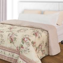 Edredom Casal Antialérgico Dupla Face Estampado 215x190cm - BF Colchões