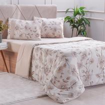 Edredom Casal Bella Cama Malha 125g/m² 100% Algodão 200x220cm Edredom Casal Bella Cama Malha 125g/m² 100% Algodão 200x220cm