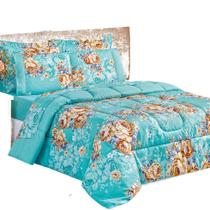 Edredom Casal Cobertor Dupla Face Luxuoso e Confortável - Gaby Enxovais