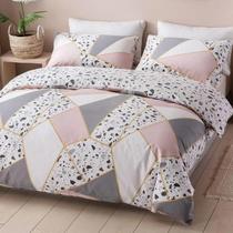 Edredom casal comum mais 2 fronhas lux decor print designer Edredom casal comum mais 2 fronhas lux decor print designer