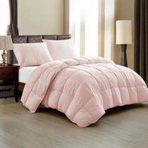Edredom Casal Conforter Toque De Pluma - Hedrons Rosa Peach