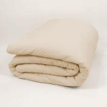 Edredom Casal em Malha 100% Algodão Cru Arrumadinho Enxovais