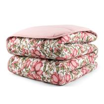 Edredom Casal Malha 100% Algodão Liso Dupla Face C/ Viés Edredom Casal Malha 100% Algodão Liso Dupla Face C/ Viés