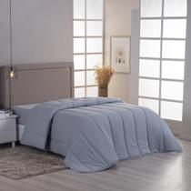 Edredom Casal Malha Algodão Antialérgico Dupla Face Macio