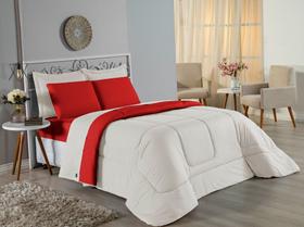 Edredom Casal Padrão Dupla Face Liso 2,00m X 2,20m Envio Imediato