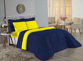 Edredom Casal Padrão Dupla Face Liso 2,00m X 2,20m Envio Imediato