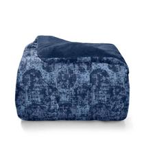 Edredom Casal Plush Coberdrom D Face Estampado Bubbles