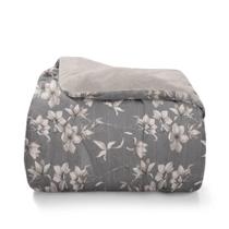 Edredom Casal Plush Flannel Coberdrom D Face Estampado Aura Edredom Casal Plush Flannel Coberdrom D Face Estampado Aura