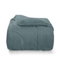 Edredom Casal Plush Flannel Coberdrom Dupla Face Verde Capri Edredom Casal Plush Flannel Coberdrom Dupla Face Verde Capri