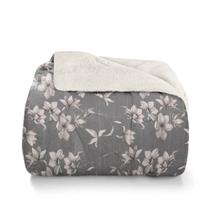 Edredom Casal Plush Sherpa Coberdrom D Face Estampado Aura Edredom Casal Plush Sherpa Coberdrom D Face Estampado Aura