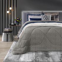 Edredom Casal Plush Sherpa Coberdrom D Face Estampado Chevron Edredom Casal Plush Sherpa Coberdrom D Face Estampado Chevron