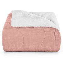 Edredom Casal Plush Sherpa Liso - Hedrons