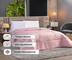 Edredom Casal Queen 400 Fios Micropercal Toque Acetinado
