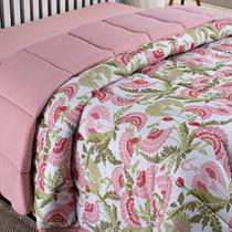 Edredom Casal Queen de Malha 100% Algodão Estampado