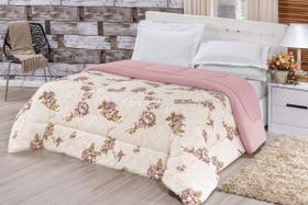 Edredom Casal Queen Tecido Malha 100% Algodão dupla face 2,40x2,20mts 03 peças Fio 30/1 Penteado 135g/m2 - SAFIRA ENXOVAIS