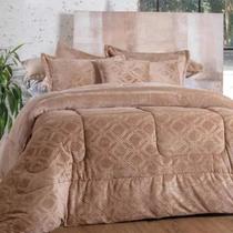 Edredom Casal Soft Charm 2,20mx 2,40m Seven - Castor Edredom Casal Soft Charm 2,20mx 2,40m Seven - Castor