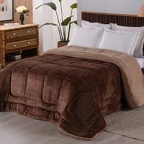 Edredom Coberdrom Phoa Especial Pesado King - Terracota - 100% Poliéster