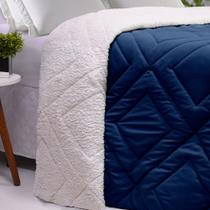 Edredom Coberdrom Robust Queen Sherpa Pesado - Royal