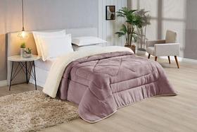 Edredom Coberdrom Sherpa/Manta Queen Conforto 01 Peça Cor:Rosa Edredom Coberdrom Sherpa/Manta Queen Conforto 01 Peça Cor:Rosa