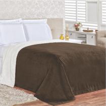 Edredom Cobertor Coberta Manta Casa Show Queem - Tabaco