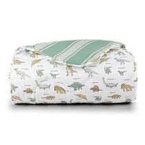 Edredom Cobertor Lutti Solteiro Infantil Dupla Face 200 Fios Dinossauro Verde Edredom Cobertor Lutti Solteiro Infantil Dupla Face 200 Fios Dinossauro Verde