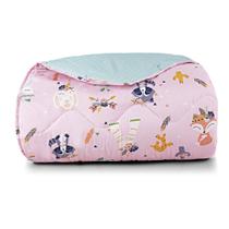 Edredom Cobertor Lutti Solteiro Infantil Dupla Face 200 Fios Raposa Foxy Rosa Edredom Cobertor Lutti Solteiro Infantil Dupla Face 200 Fios Raposa Foxy Rosa