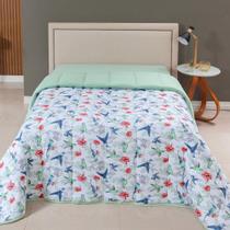 Edredom Cobertor Sonnet King Malha Estampada Dupla Face 100%