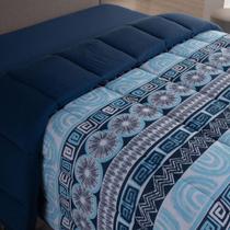 Edredom Cobertor Sonnet King Malha Estampada Dupla Face 100%