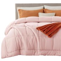 Edredom com inserção de edredom Bedsure, edredons acolchoados King Pink