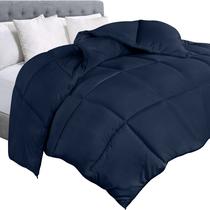 Edredom com inserção de edredom Utopia Bedding Queen Size Navy Edredom com inserção de edredom Utopia Bedding Queen Size Navy