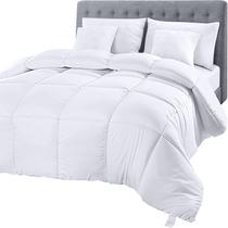 Edredom com inserção de edredom Utopia Bedding, tamanho completo, branca Edredom com inserção de edredom Utopia Bedding, tamanho completo, branca