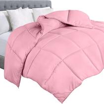Edredom com inserção de edredom Utopia Bedding Twin Size rosa