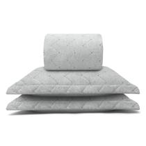 Edredom com Porta Travesseiro Casal Mescla 2,20m x 2,40m - Bouton