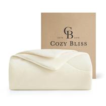 Edredom Cozy Bliss Cooling King Size de dupla face Snow Ivory