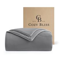 Edredom Cozy Bliss Cooling Twin Size cinza escuro Edredom Cozy Bliss Cooling Twin Size cinza escuro