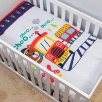 Edredom de Berço Americano Percal 200 Fios Infantil Estampado Cobertor Neném Menino Menina