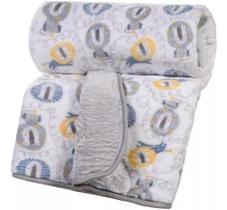 Edredom De Berço Bebê Toque Flannel Fleece 90x110