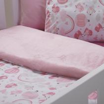 Edredom de Berço Duetto 95cm x 1,40m ROSA - Bene Casa