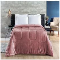 edredom de casal queen cobertor edredom malha 100% algodão ( rosê ) edredom de casal queen cobertor edredom malha 100% algodão ( rosê )