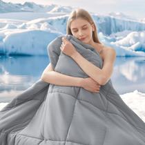Edredom de resfriamento HYLEORY Queen Size Summer Cool Grey
