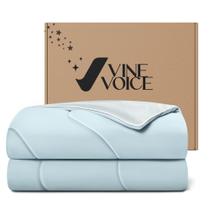 Edredom de voz Cooling Blanket Vine Full/Queen Light Blue
